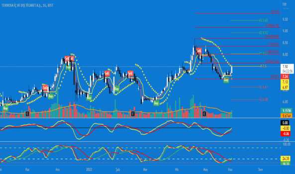 #tknsa günlük grafik - TEKNOSA IC VE DIS TICARET