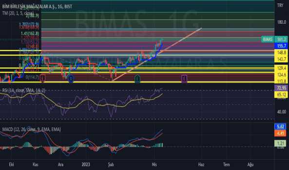 BİMAS (Bimas hissesi) Teknik Analiz ve Yorumlar - BIM MAGAZALAR