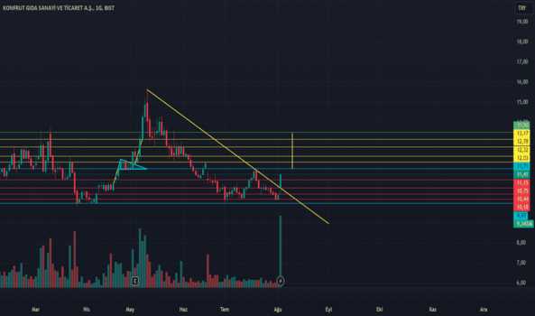 4 Ağustos 2024 - KNFRT - Hisse Yorum ve Teknik Analiz - KONFRUT GIDA
