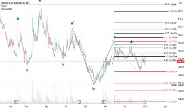 1Ocak 2, 2025 14:30 - TARKM - Hisse Yorum ve Teknik Analiz - TARKIM BITKI KORUMA