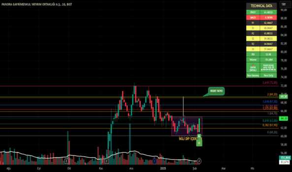 6 Şubat 2025 - PAGYO - Hisse Yorum ve Teknik Analiz - PANORA GMYO