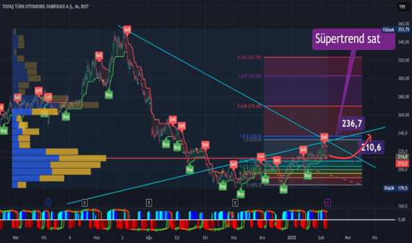 1Şubat 9, 2025 10:49 - TOASO - Hisse Yorum ve Teknik Analiz - TOFAS OTO. FAB.