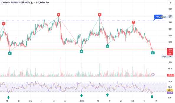 13 Şubat 2025 - LOGO - Hisse Yorum ve Teknik Analiz - LOGO YAZILIM