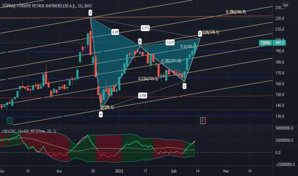 #TUPRS - tupras gartley formasyonu - TUPRAS